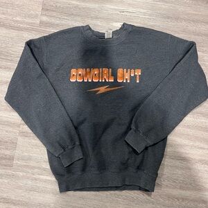 Cowgirl sh*t Women's Charcoal Sweater